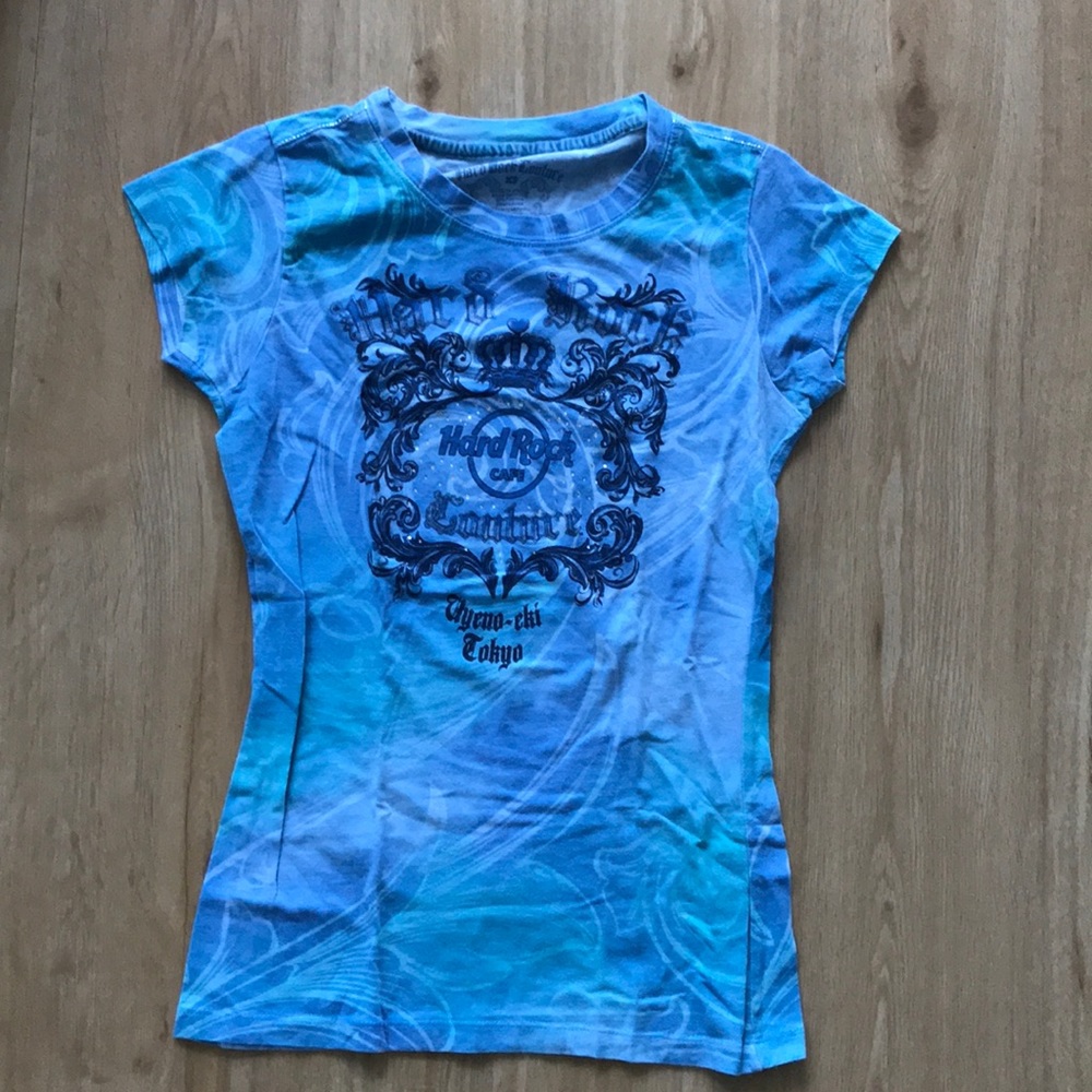 Hard rock print shirt -ToKyo
